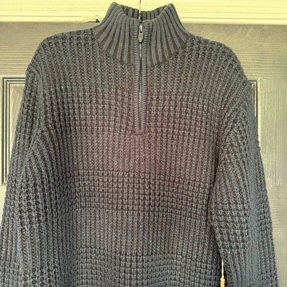 NWT Hudson & Barrow 1/4 zip pullover M - Picture 2 of 10